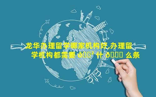 龙华办理留学哪家机构好,办理留学机构都需要 🌲 什 🐝 么条件
